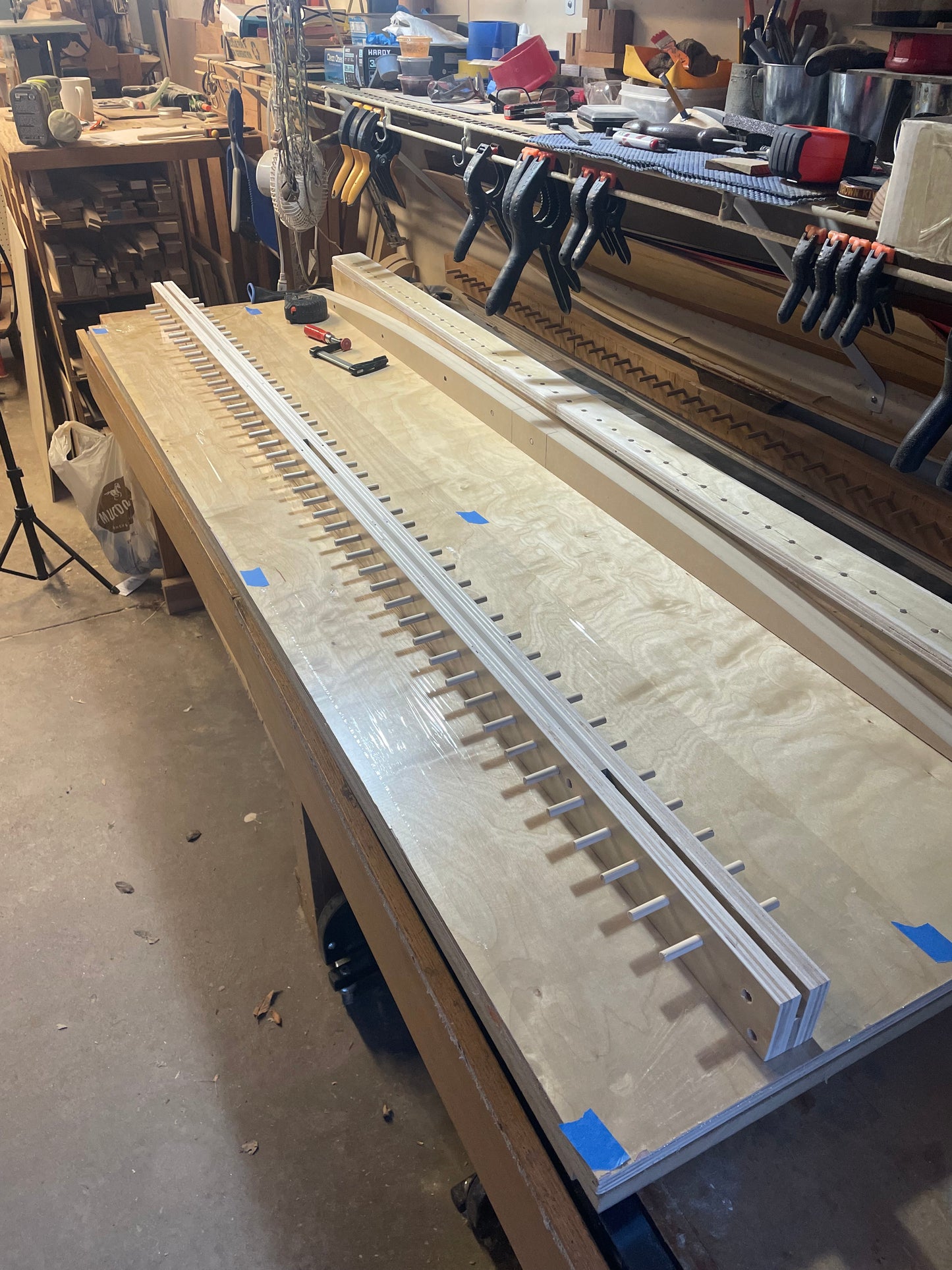 Laminating Jig for Bow Making