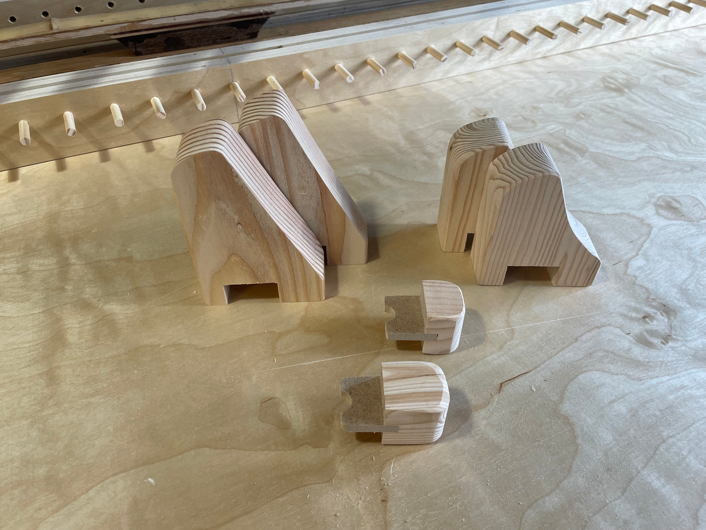 Jig Props for Perry Reflex glue up