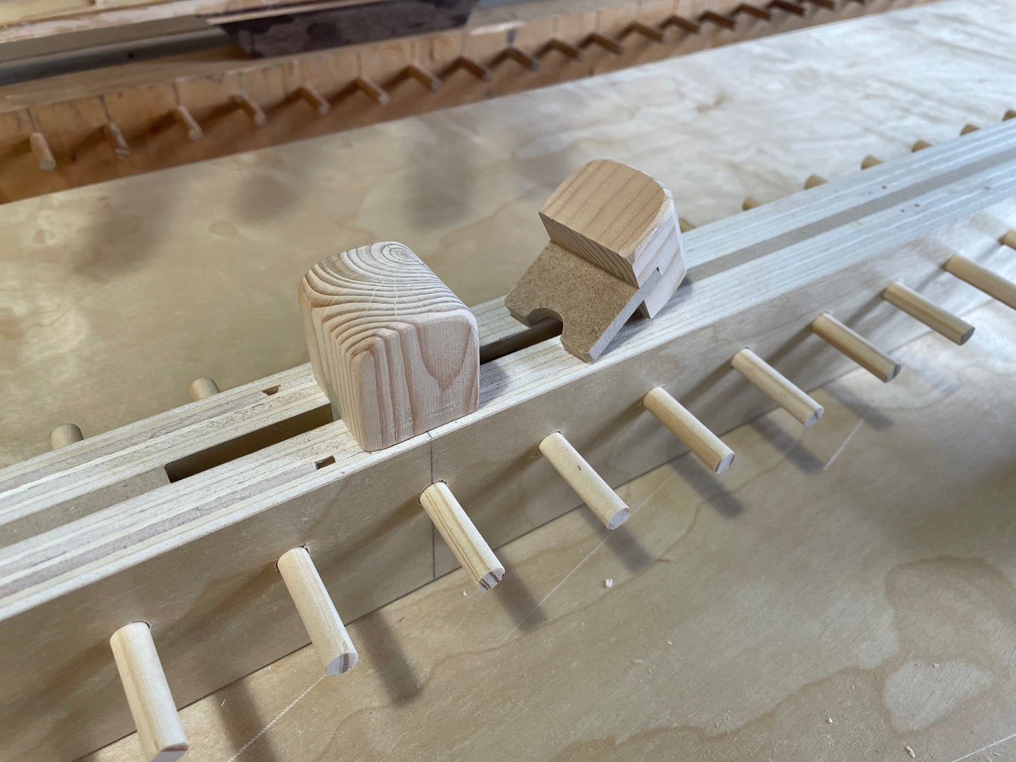Jig Props for Perry Reflex glue up
