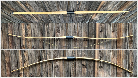 Bamboo backed Hickory/Osage Long bow