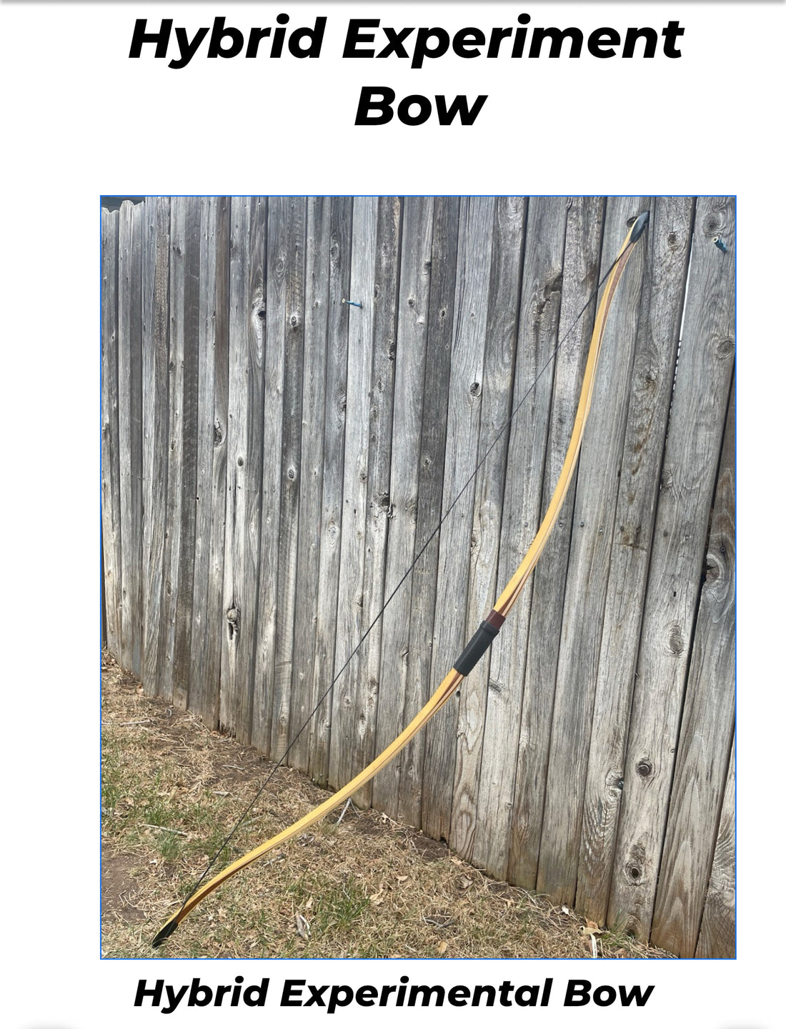 Experimental Hybrid Bow Digital Shop Manual – Meadowlark Adventure Gear