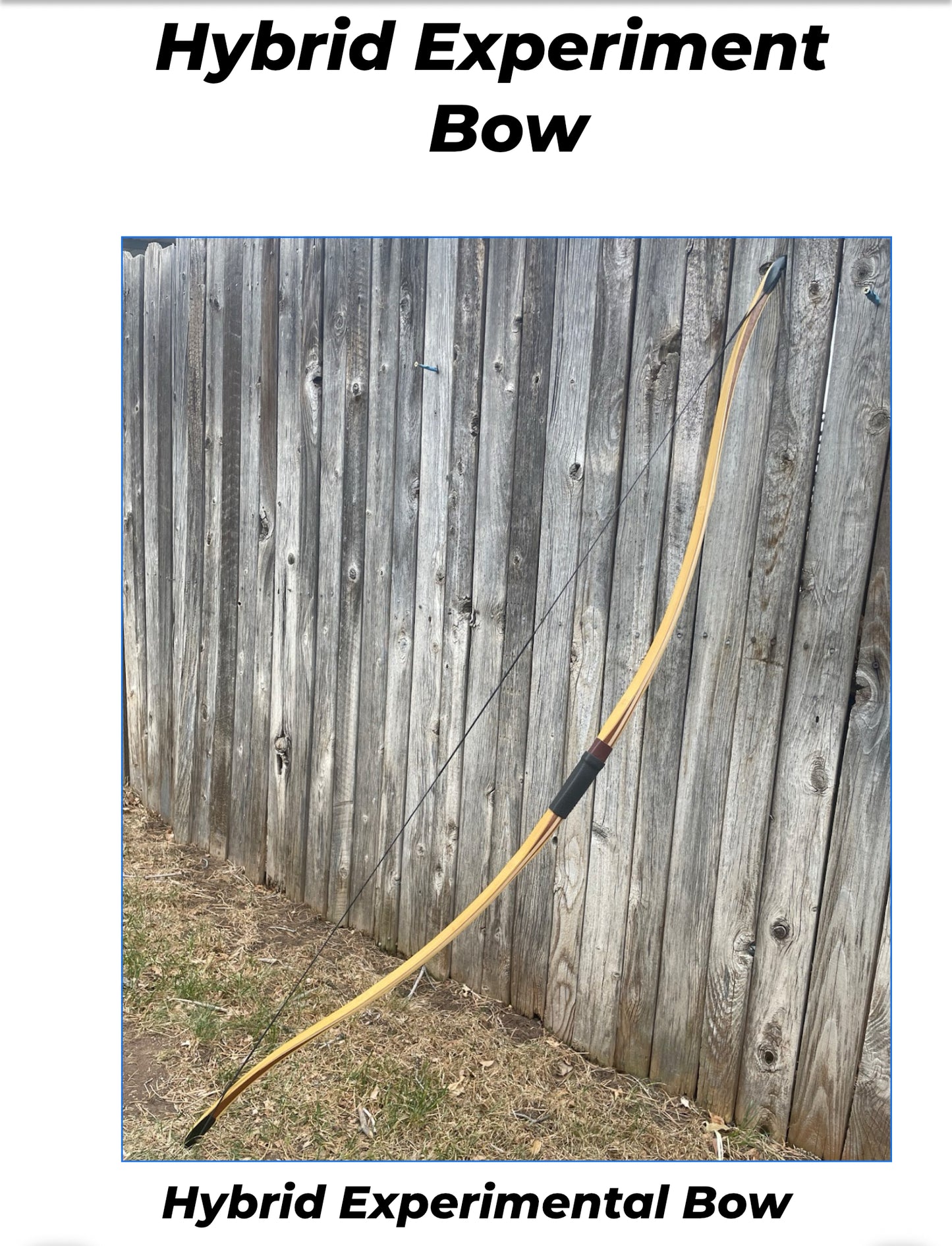 Experimental Hybrid Bow Digital Shop Manual