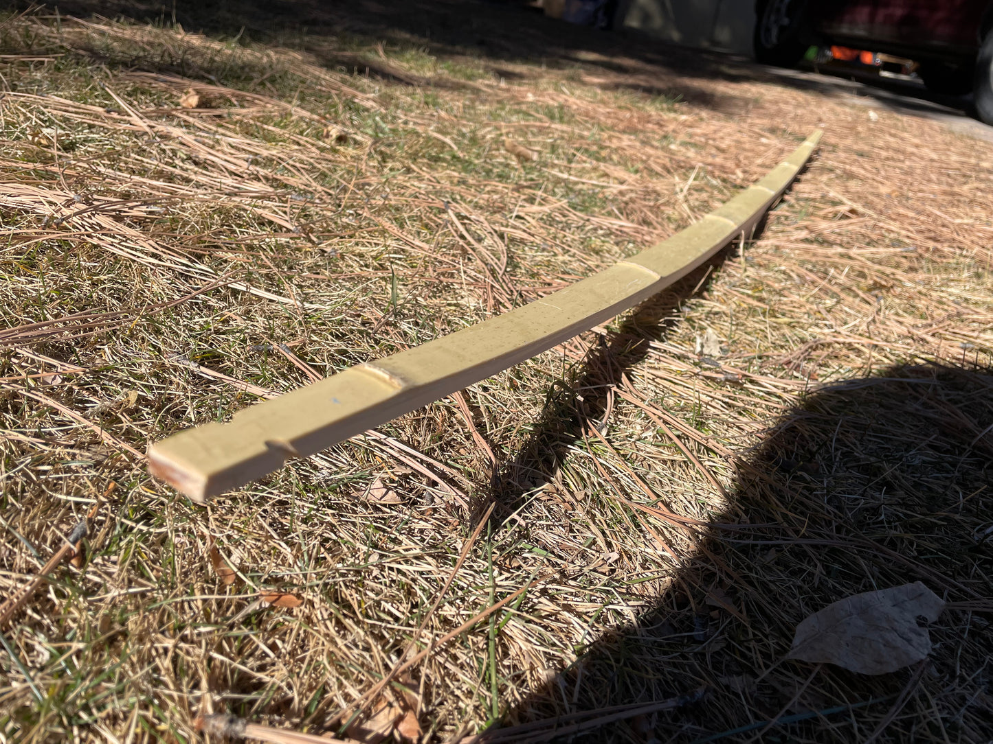 Bamboo Backed "You Finish" Bow Blank